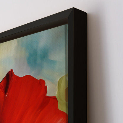 Enchanting Floral Wall Art: A Symphony of Nature's Elegance, HD Canvas Print, Framed, Ready to Hang. (FLWA38)