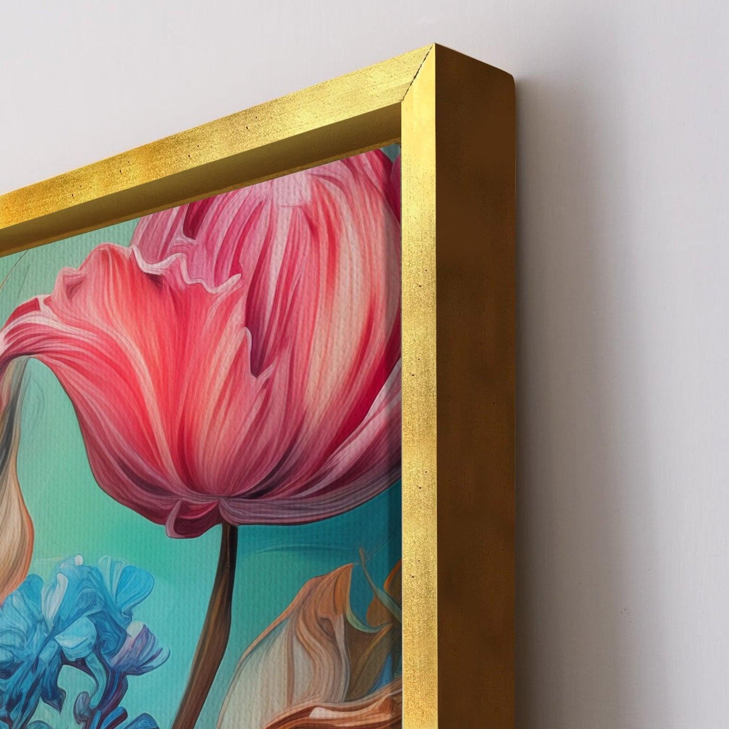 A Symphony of Nature's Elegance, HD Canvas Print, Framed, Ready to Hang. (FLWA19)