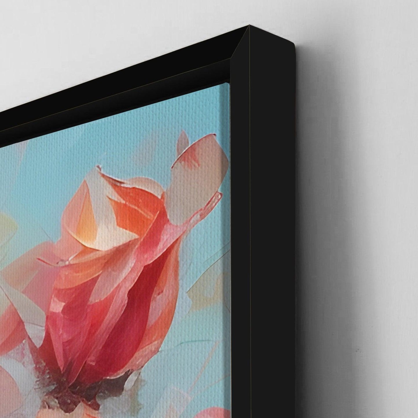 Enchanting Floral Wall Art, HD Canvas Print, Framed, Ready to Hang. (FLWA32)