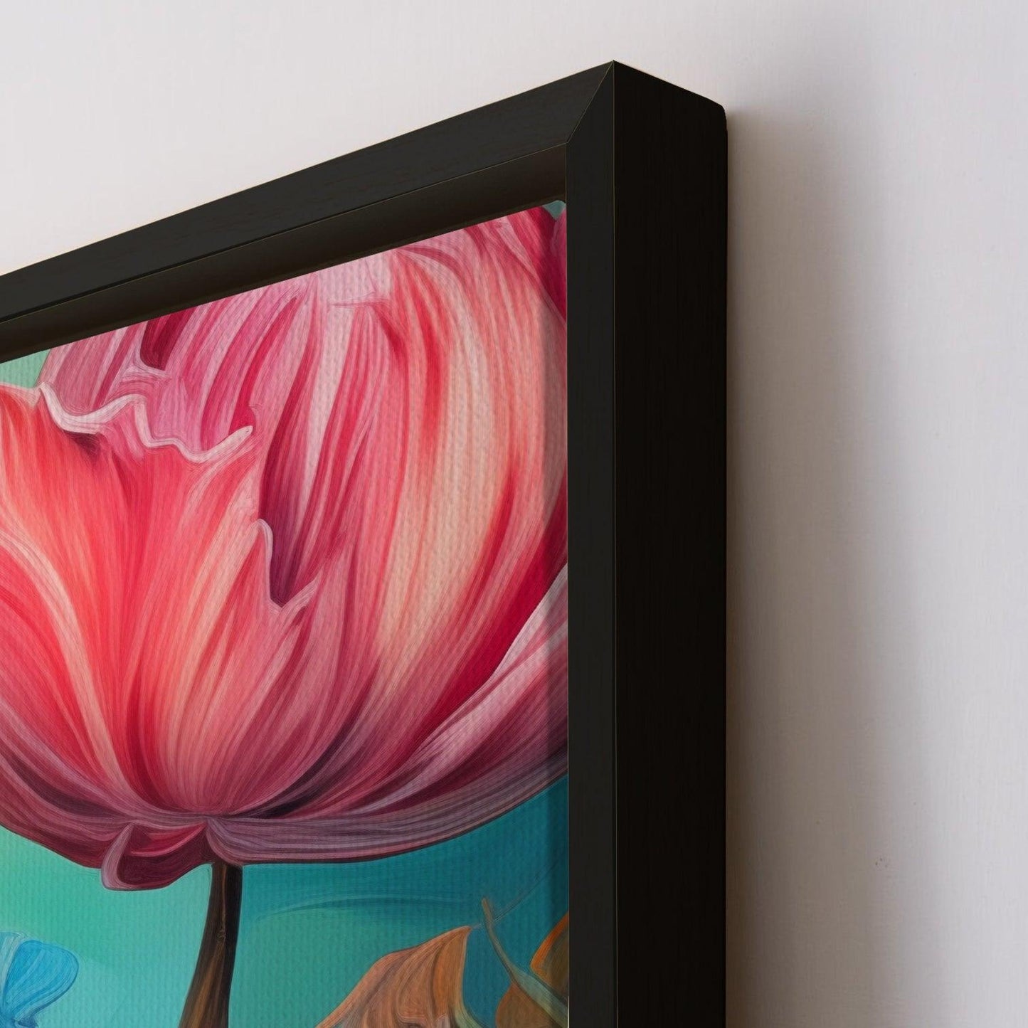 A Symphony of Nature's Elegance, HD Canvas Print, Framed, Ready to Hang. (FLWA19)