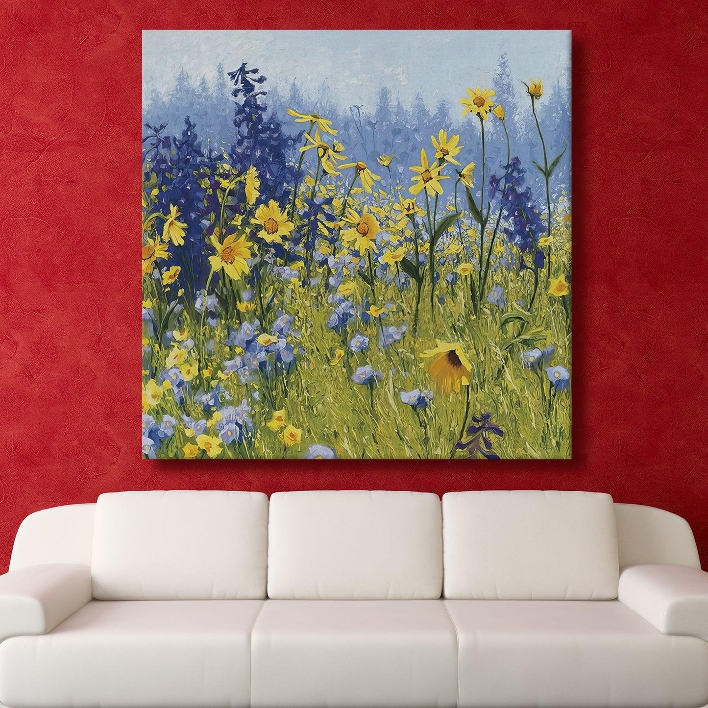 Floral Canvas Wall Art For Home and bedroom Wall Decoration (FLWA35).