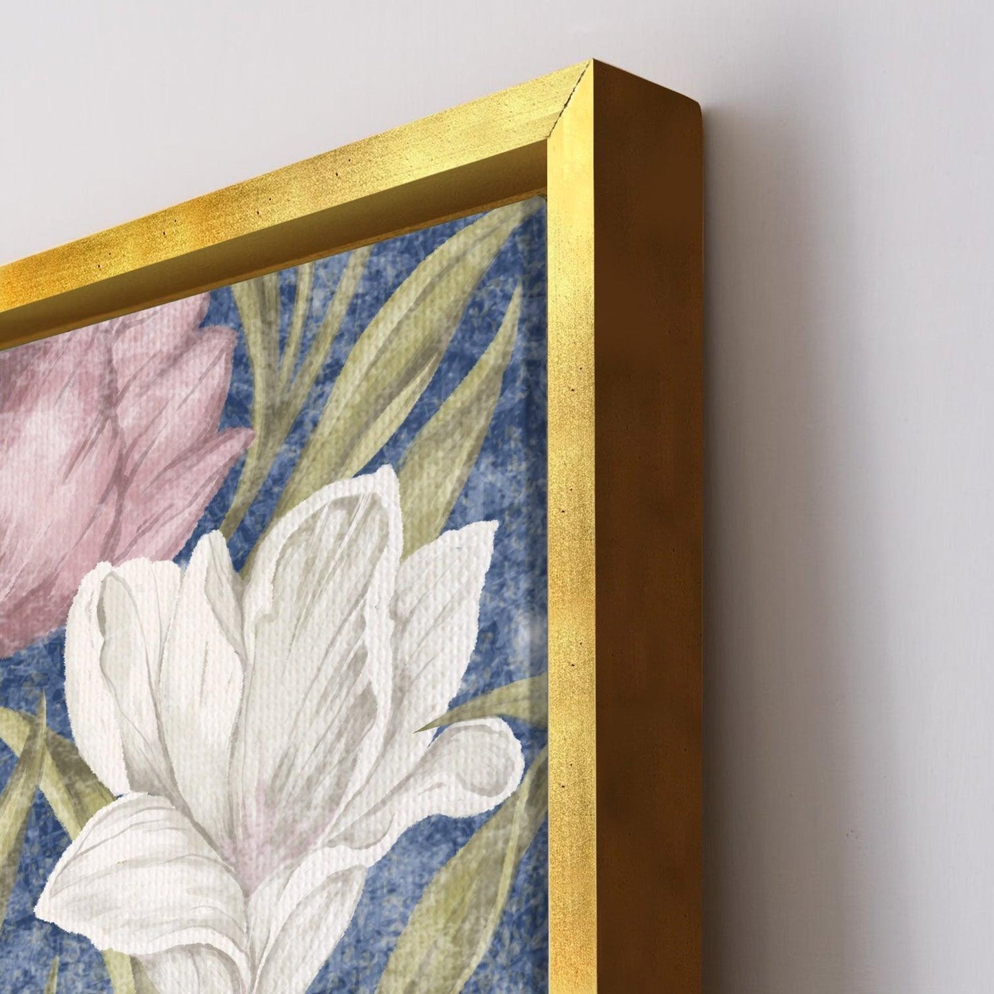 Canvas Floral Wall Art: A Symphony of Nature's Elegance Large Size Canvas Framed Paintings For Living Room, Office, Home Decor. (FLWA11)