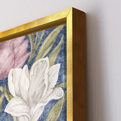 Canvas Floral Wall Art: A Symphony of Nature's Elegance Large Size Canvas Framed Paintings For Living Room, Office, Home Decor. (FLWA11)