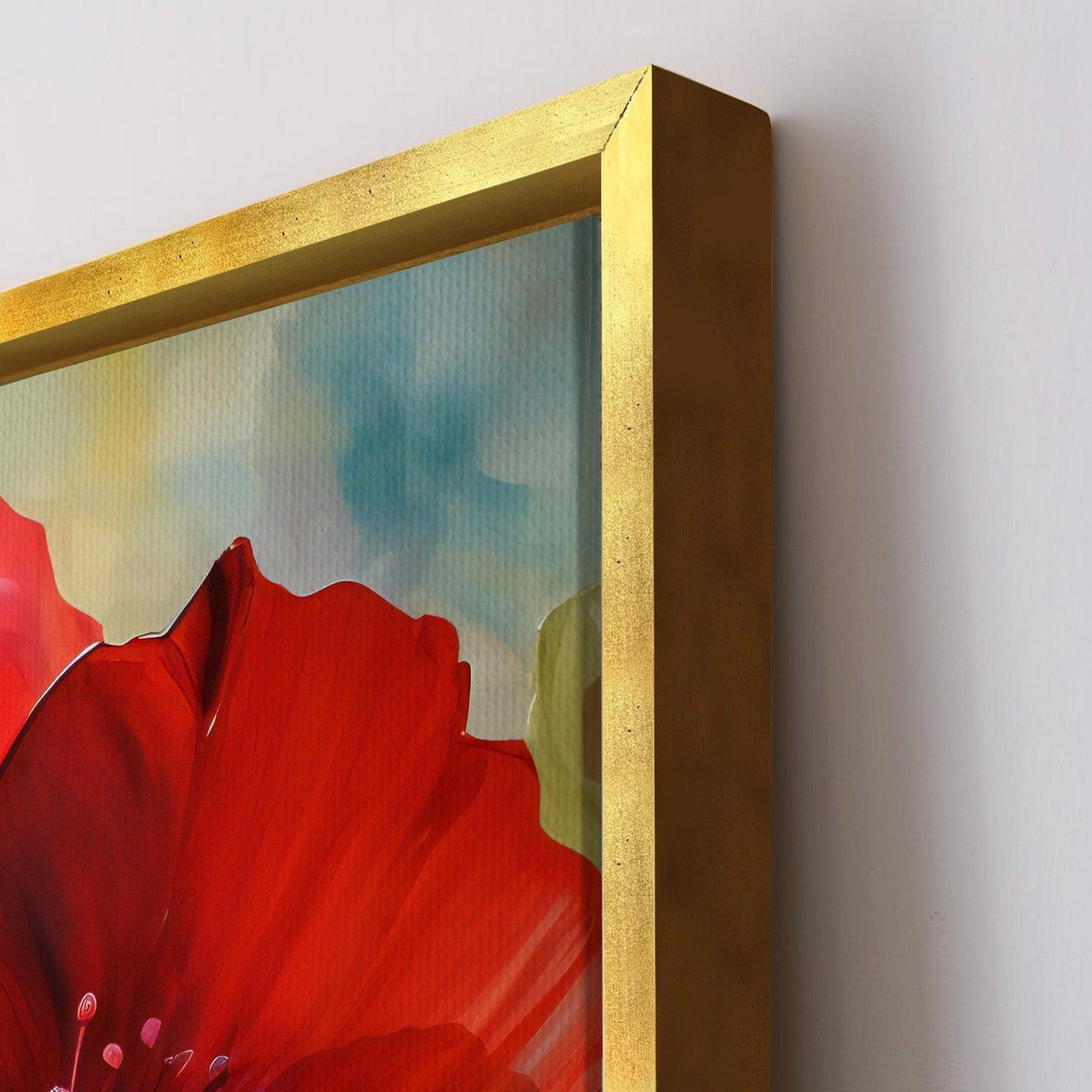 Enchanting Floral Wall Art: A Symphony of Nature's Elegance, HD Canvas Print, Framed, Ready to Hang. (FLWA38)