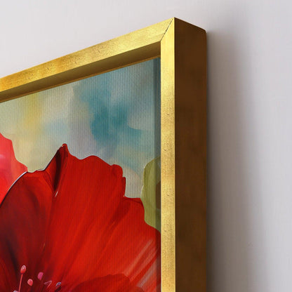 Enchanting Floral Wall Art: A Symphony of Nature's Elegance, HD Canvas Print, Framed, Ready to Hang. (FLWA38)
