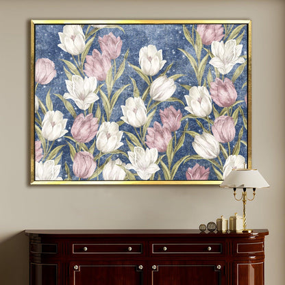 Canvas Floral Wall Art: A Symphony of Nature's Elegance Large Size Canvas Framed Paintings For Living Room, Office, Home Decor. (FLWA11)