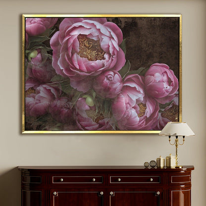 Canvas Floral Wall Art: A Symphony of Nature's Elegance Large Size Canvas Framed Paintings For Living Room, Office, Home Decor. (FLWA10)