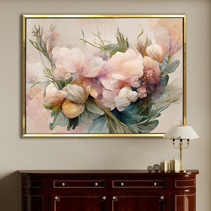 A Symphony of Nature's Elegance, HD Canvas Print, Framed, Ready to Hang. (FLWA18)