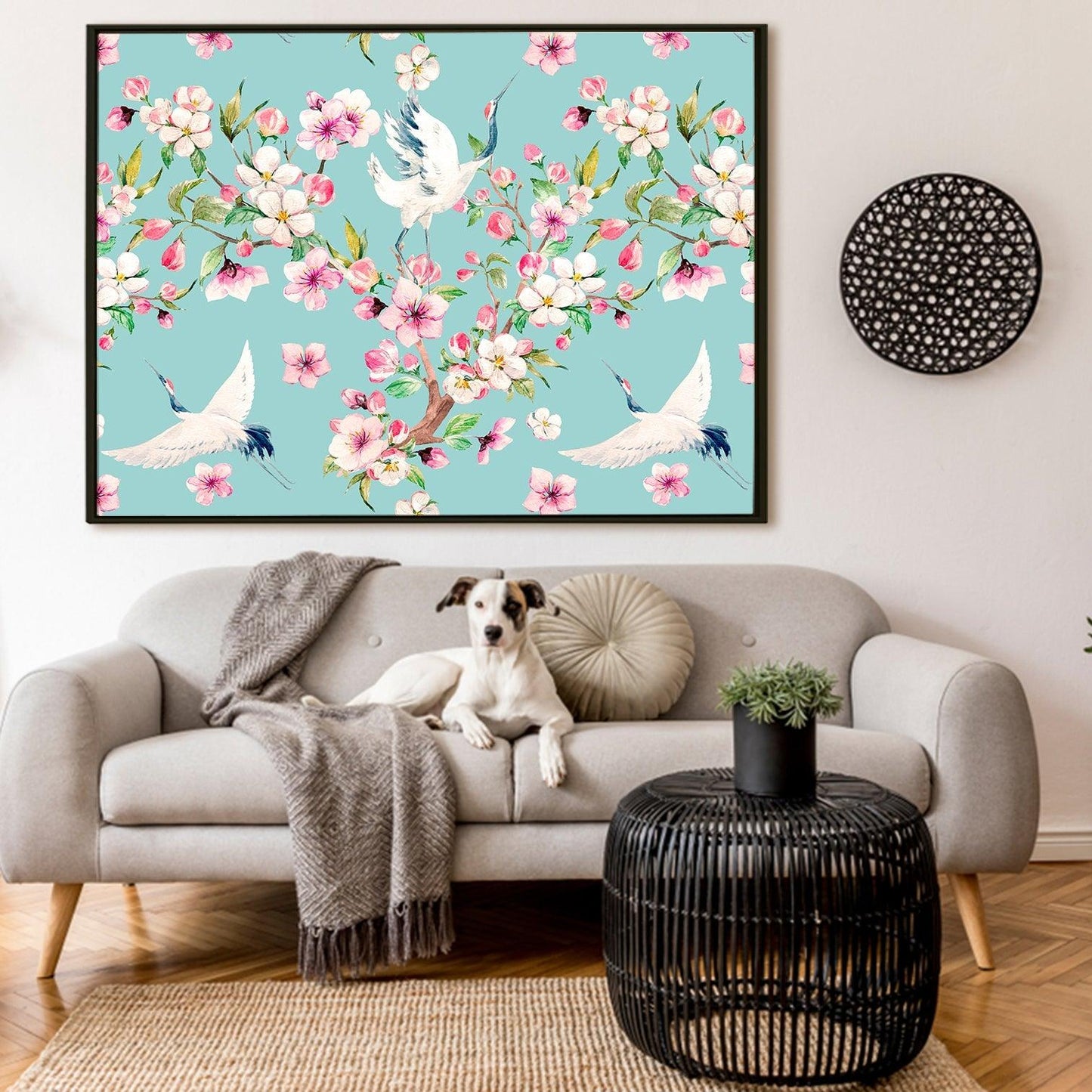 A Symphony of Nature's Elegance, HD Canvas Print, Framed, Ready to Hang. (FLWA14)