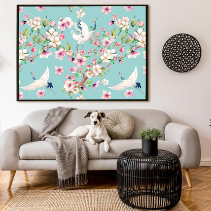 A Symphony of Nature's Elegance, HD Canvas Print, Framed, Ready to Hang. (FLWA14)