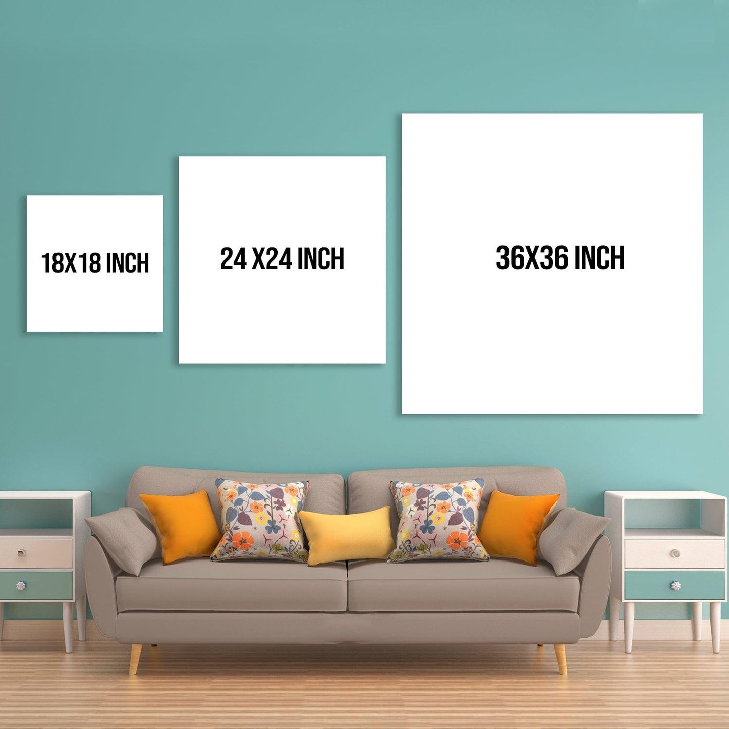 Floral Canvas Wall Art For Living Room and Hotels Wall Decoration (FLWA34).