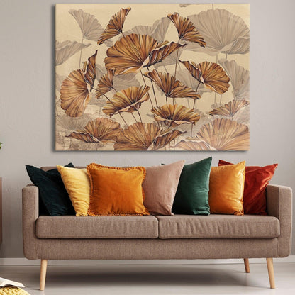 Canvas Floral Wall Art: A Symphony of Nature's Elegance Large Size Canvas Framed Paintings For Living Room, Office, Home Decor. (FLWA08)