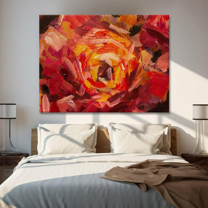A Symphony of Nature's Elegance, HD Canvas Print, Framed, Ready to Hang. (FLWA018)