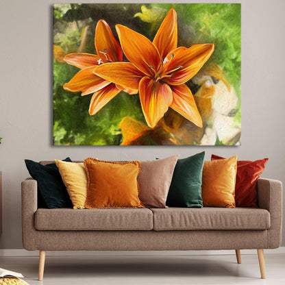 A Symphony of Nature's Elegance, HD Canvas Print, Framed, Ready to Hang. (FLWA09)