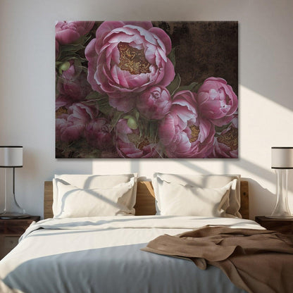 Canvas Floral Wall Art: A Symphony of Nature's Elegance Large Size Canvas Framed Paintings For Living Room, Office, Home Decor. (FLWA10)