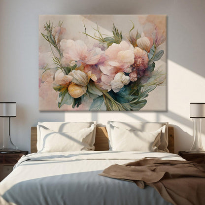 A Symphony of Nature's Elegance, HD Canvas Print, Framed, Ready to Hang. (FLWA18)