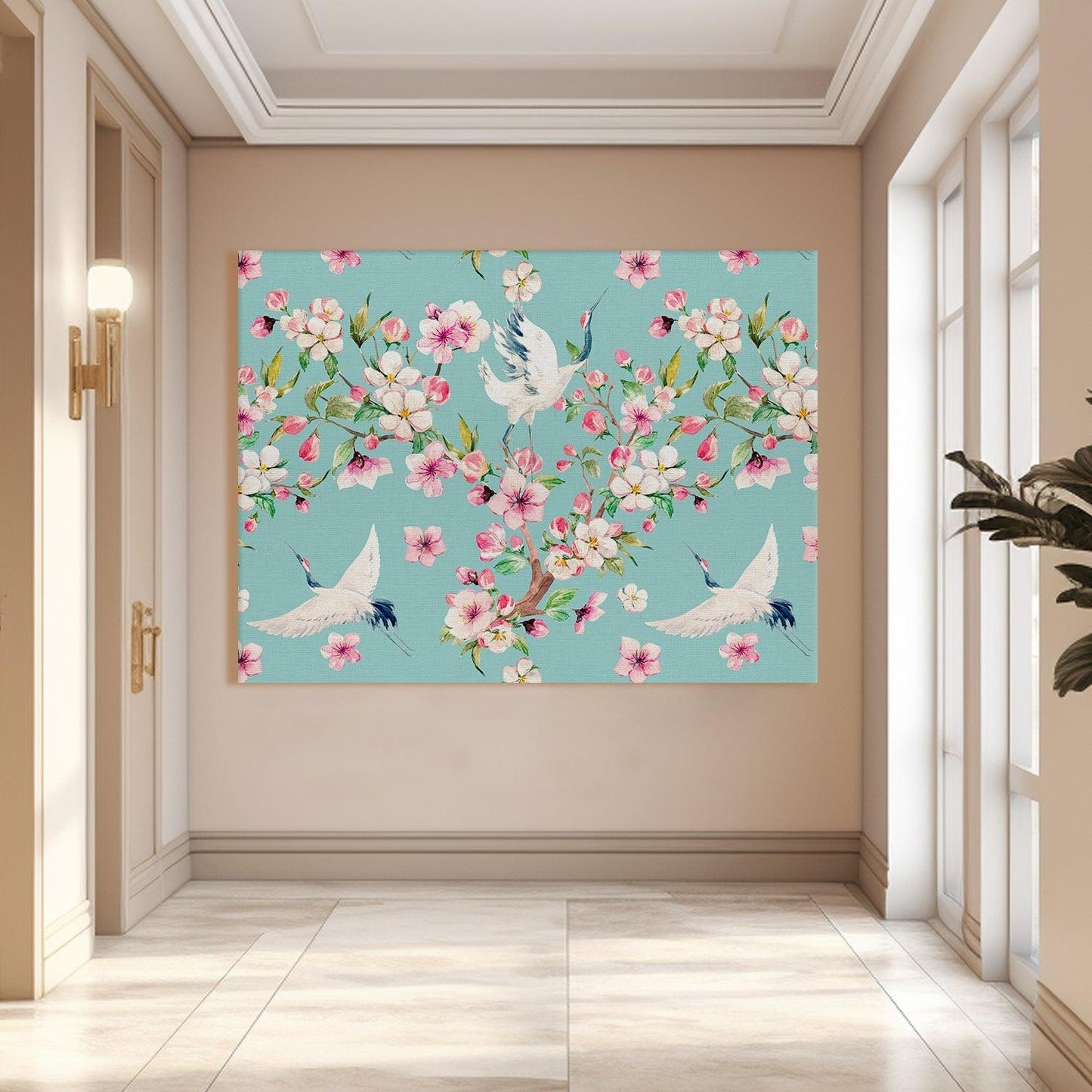 A Symphony of Nature's Elegance, HD Canvas Print, Framed, Ready to Hang. (FLWA14)