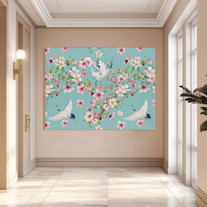 A Symphony of Nature's Elegance, HD Canvas Print, Framed, Ready to Hang. (FLWA14)