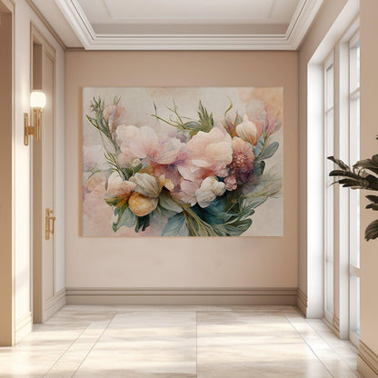 A Symphony of Nature's Elegance, HD Canvas Print, Framed, Ready to Hang. (FLWA18)