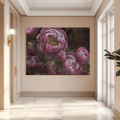 Canvas Floral Wall Art: A Symphony of Nature's Elegance Large Size Canvas Framed Paintings For Living Room, Office, Home Decor. (FLWA10)