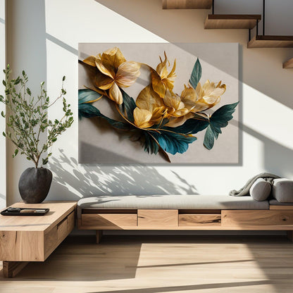A Symphony of Nature's Elegance, HD Canvas Print, Framed, Ready to Hang. (FLWA17)