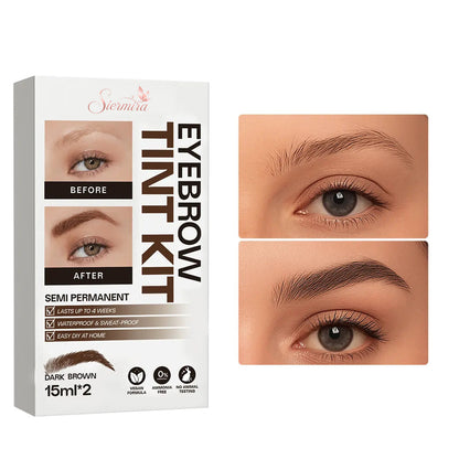 Siermira Eyebrow Tint Kit—Long-Lasting Waterproof Brow Color at Home