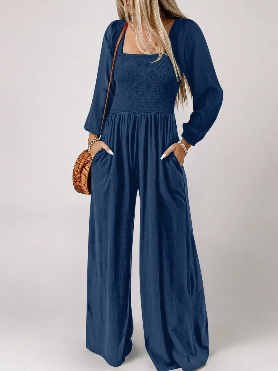 Premium Cotton Poplin Jumpsuit Designed to Flatter Your Shape with Effortless Comfort