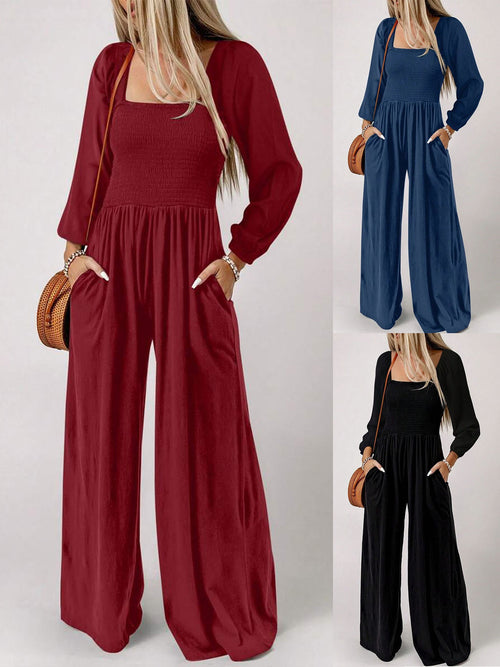 Premium Cotton Poplin Jumpsuit Designed to Flatter Your Shape with Effortless Comfort