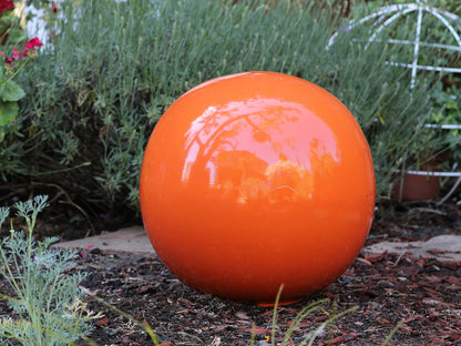 Outdoor Decorative Sphere Glazed 16" By Plantatorem