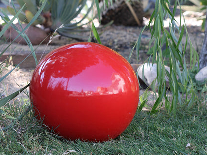 Outdoor Decorative Sphere Glazed 16" By Plantatorem