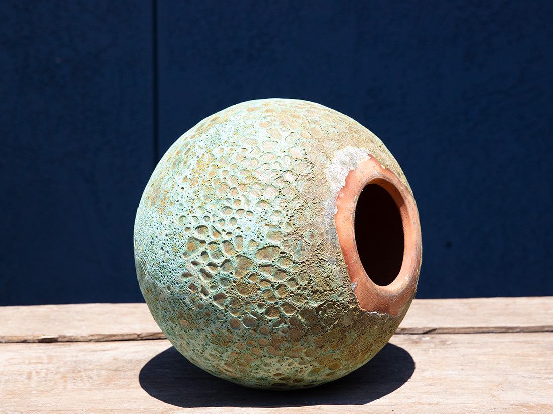 Outdoor Decorative Sphere Vintage 19.5" By Plantatorem