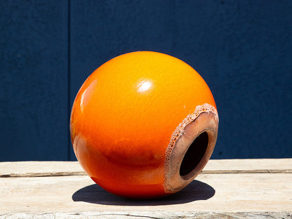 Outdoor Decorative Sphere Glazed 12" By Plantatorem