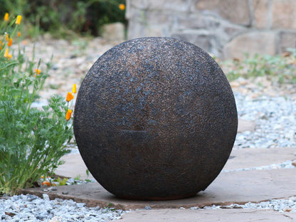 Outdoor Decorative Sphere Vintage 19.5" By Plantatorem