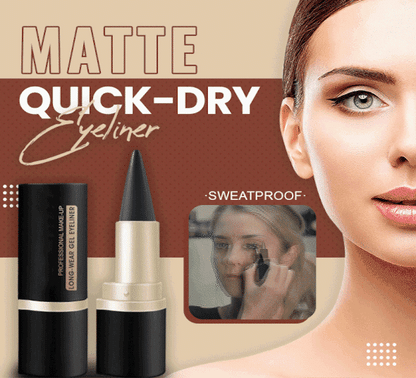 HOOMWELL™🔥Matte Quick-Dry Eyeliner – Waterproof, Smudge-Proof & Gift-Ready! 💄🎁